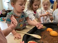 Chocolate Messy Play