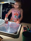 Light Box Mark Making