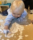 Shaving foam activity